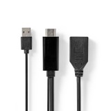 Adapteris HDMI → Displayport + USB (maitinimas) 4K (K-L) Nedis